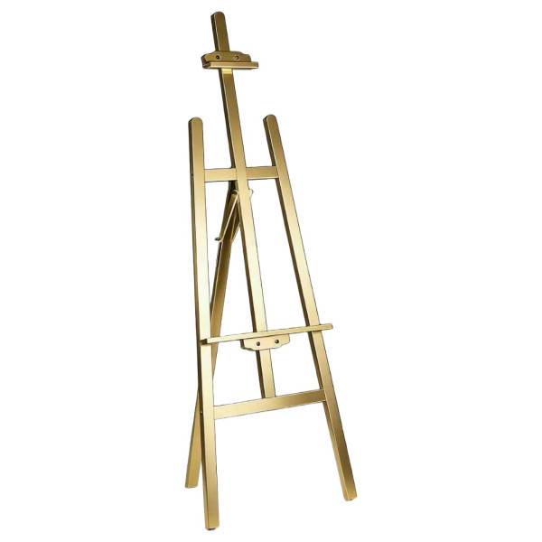White wooden easel