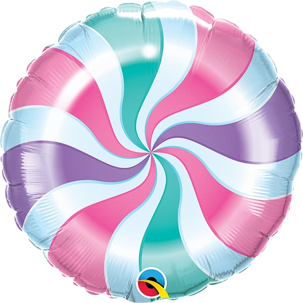 18” Candy Swirl Round