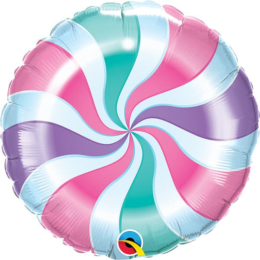 18” Candy Swirl Round