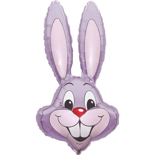 35” Lilac Bunny Head